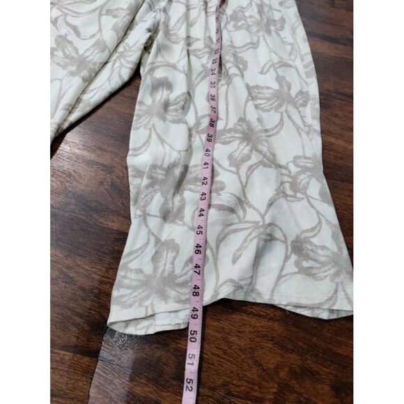 O'Niell Nolan Cropped Romper Cream Floral Jumpsuit L - Picture 7 of 11